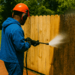 fence cleaning
